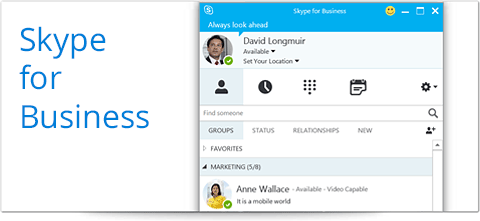 Skype for Business ist eine Unified Communications-Plattform für den Unternehmenseinsatz.